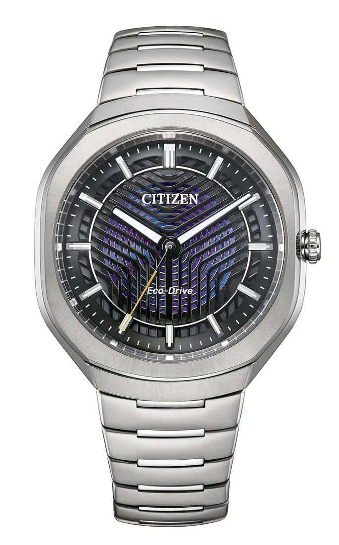 CITIZEN Eco-Drive PHOTON BJ6560-53W, silver Super Titanium with structural colour dial